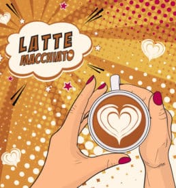 Latte Macchiato 250 ml Slimline Can