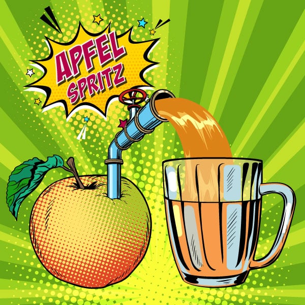 Apfelschorle selbst gestalten