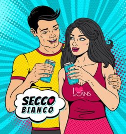 Secco Bianco - Wunschetikett online gestalten - ab 24 Dosen - pfandfrei