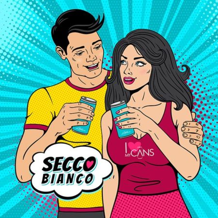 Secco Bianco - Wunschetikett online gestalten - ab 24 Dosen - pfandfrei